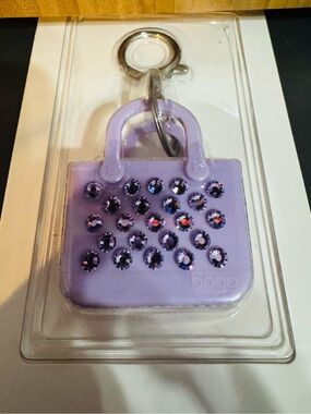 BOGG Bag Tiny Tote Keychain, Purse or backpack Charm “bedazzled” (made to order)